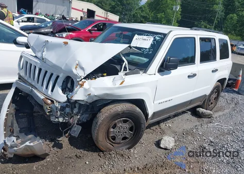 2013 Jeep Patriot Sport из США, поврежденный, VIN 1C4NJPBA4DD130489